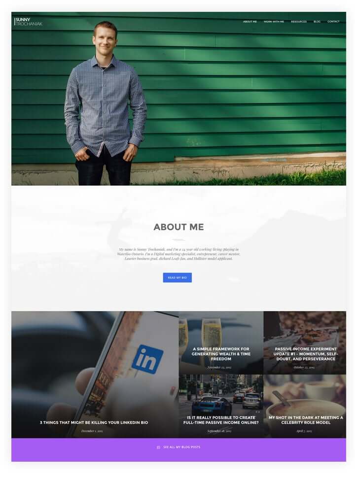  build a personal brand website