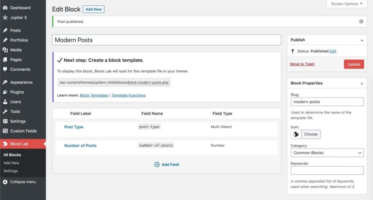 How to Create a Custom Gutenberg Block with the Block Lab Plugin - Artbees