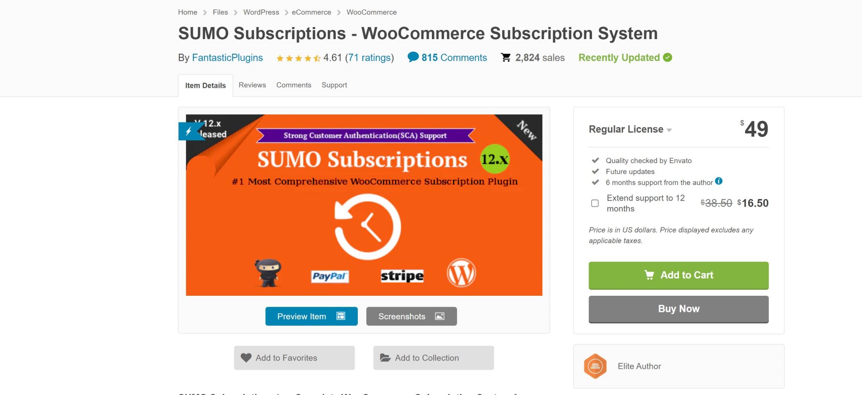subscription store with WooCommerce - sumo